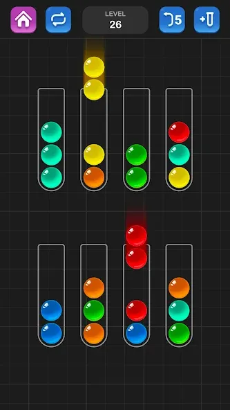 Скачать Ball Sort Puzzle - Color Game на Андроид с модом — Без рекламы и все уровни открыты — скриншот 3 Скачать Ball Sort Puzzle - Color Game на Андроид с модом — Без рекламы и все уровни открыты — скриншот 3