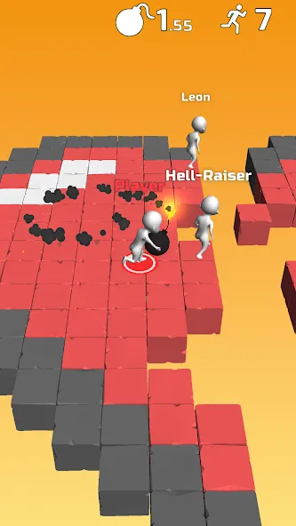 Do Not Boom .io - Tag io game бесплатно на Андроид — мод: Взрывная игра в жанре io без ограничений — скриншот 1
