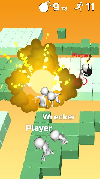 Do Not Boom .io - Tag io game бесплатно на Андроид — мод: Взрывная игра в жанре io без ограничений — скриншот 3