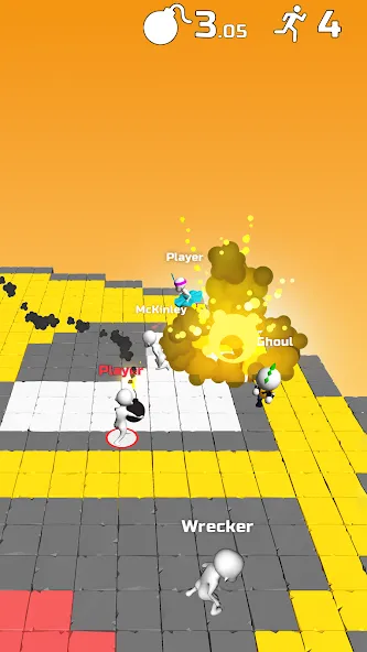 Do Not Boom .io - Tag io game бесплатно на Андроид — мод: Взрывная игра в жанре io без ограничений — скриншот 4