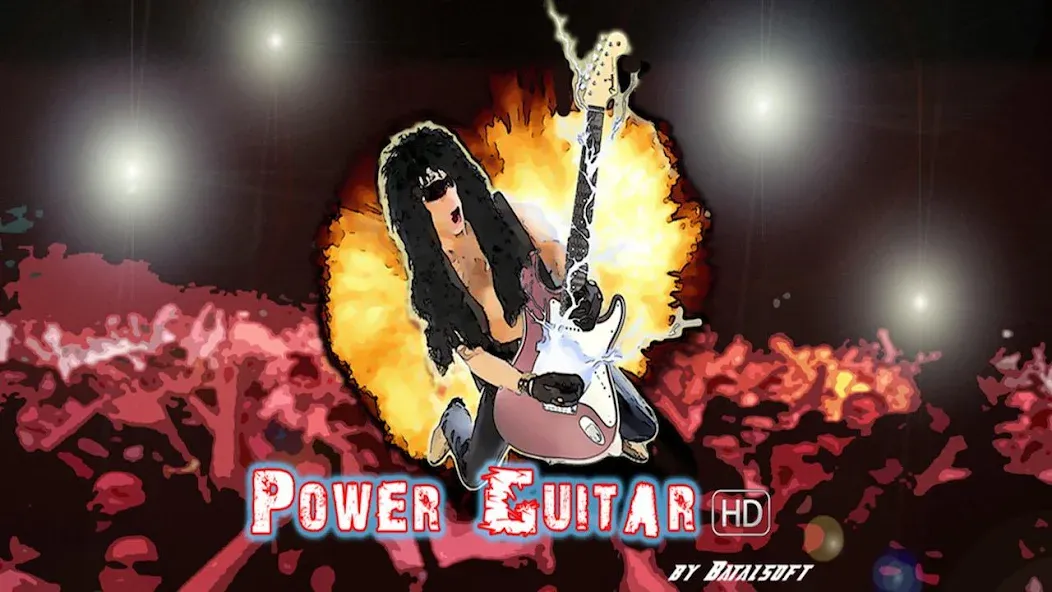 Power guitar HD — взломанная версия, Улучшенная графика и без рекламы — скриншот 2 Power guitar HD — взломанная версия, Улучшенная графика и без рекламы — скриншот 2