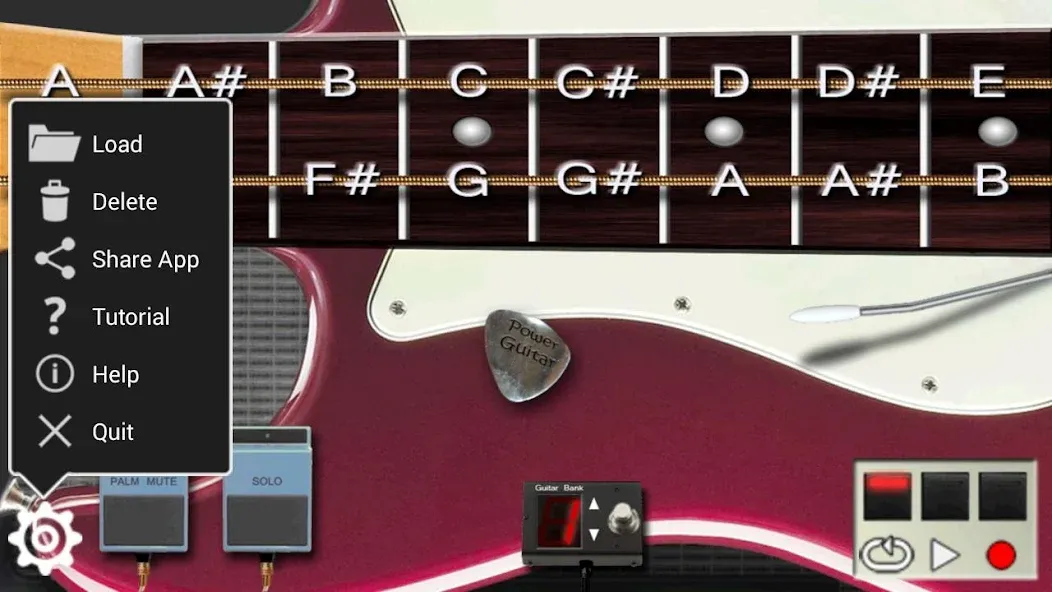 Power guitar HD — взломанная версия, Улучшенная графика и без рекламы — скриншот 3 Power guitar HD — взломанная версия, Улучшенная графика и без рекламы — скриншот 3