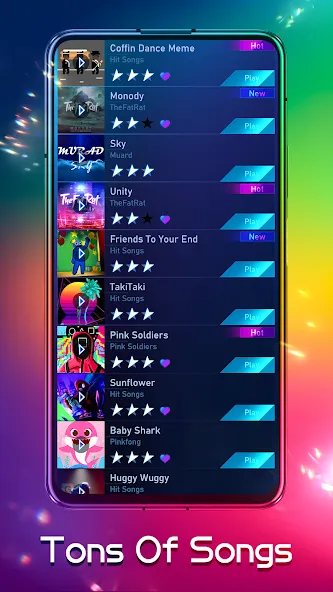 Скачать Piano Fire: Edm Music & Piano бесплатно — Безлимитные деньги и все песни открыты — скриншот 4 Скачать Piano Fire: Edm Music & Piano бесплатно — Безлимитные деньги и все песни открыты — скриншот 4