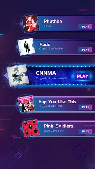 Скачать Piano Music Hop: EDM Rush! мод — Безлимитные деньги и все песни открыты — скриншот 3 Скачать Piano Music Hop: EDM Rush! мод — Безлимитные деньги и все песни открыты — скриншот 3