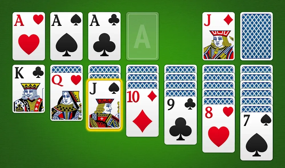 Solitaire - Classic Card Games — скачать мод: Без рекламы и безлимитные подсказки — скриншот 1 Solitaire - Classic Card Games — скачать мод: Без рекламы и безлимитные подсказки — скриншот 1