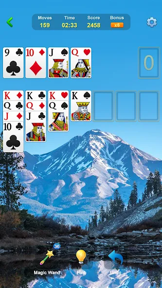 Solitaire - Classic Card Games — скачать мод: Без рекламы и безлимитные подсказки — скриншот 5 Solitaire - Classic Card Games — скачать мод: Без рекламы и безлимитные подсказки — скриншот 5