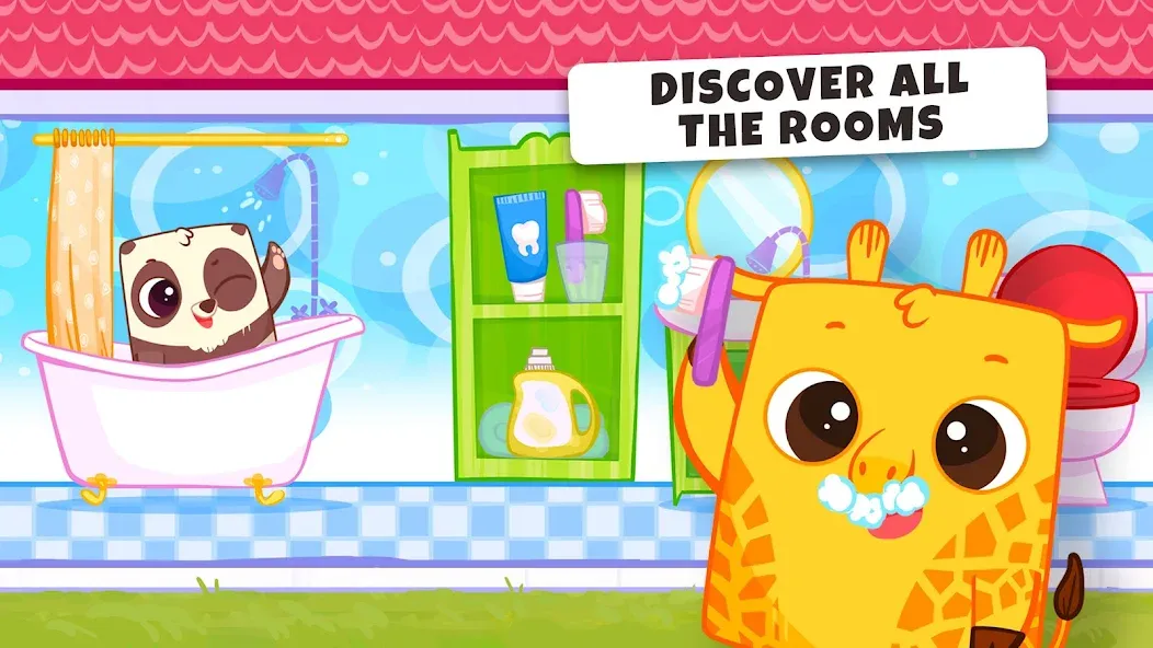 Мод Bibi Home Games for Babies — Открыты все игры и уровни, скачать APK — скриншот 3