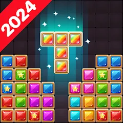 Скачать Block Puzzle: Diamond Star на Андроид с модом — Безлимитные алмазы и все блоки открыты