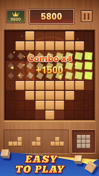 Скачать взлом Wood Block 99 - Sudoku Puzzle — Безлимитные ходы и подсказки — скриншот 3 Скачать взлом Wood Block 99 - Sudoku Puzzle — Безлимитные ходы и подсказки — скриншот 3