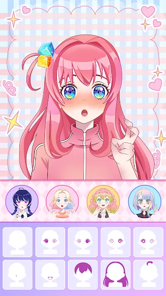 Скачать Anime Avatar Maker ASMR бесплатно — Безлимитные монеты и все предметы — скриншот 2