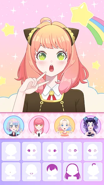 Скачать Anime Avatar Maker ASMR бесплатно — Безлимитные монеты и все предметы — скриншот 4
