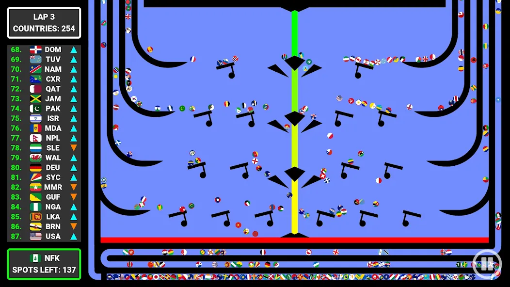 World Marble Race (Мод: Безлимитные монеты и открыты все трассы) — скачать на Андроид — скриншот 3 World Marble Race (Мод: Безлимитные монеты и открыты все трассы) — скачать на Андроид — скриншот 3