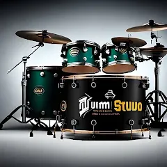 Drum Studio: Bateria Virtual бесплатно на Андроид — мод: Реалистичная виртуальная барабанная установка