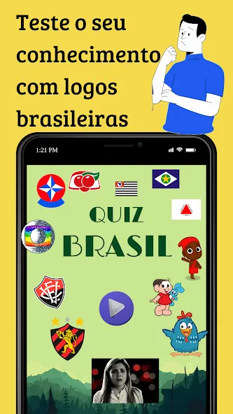 Quiz Brasil — последняя версия с модом (Безлимитные подсказки и правильные ответы) — скриншот 1