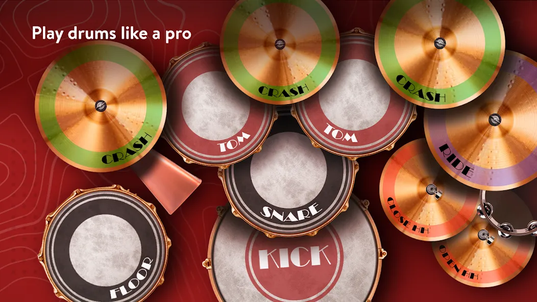 Classic Drum: electronic drums мод на Андроид: Реалистичные звуки и ритмы — скриншот 1 Classic Drum: electronic drums мод на Андроид: Реалистичные звуки и ритмы — скриншот 1
