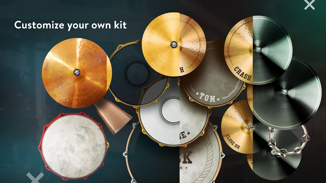 Classic Drum: electronic drums мод на Андроид: Реалистичные звуки и ритмы — скриншот 5 Classic Drum: electronic drums мод на Андроид: Реалистичные звуки и ритмы — скриншот 5