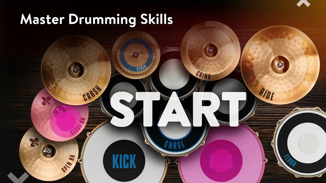Real Drum: electronic drums взлом APK — Все треки открыты без рекламы — скриншот 2