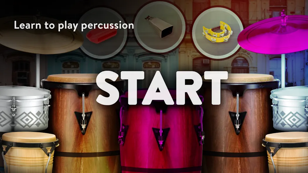 Real Percussion: instruments MOD APK скачать на Андроид — Безлимитные деньги и все инструменты — скриншот 4 Real Percussion: instruments MOD APK скачать на Андроид — Безлимитные деньги и все инструменты — скриншот 4