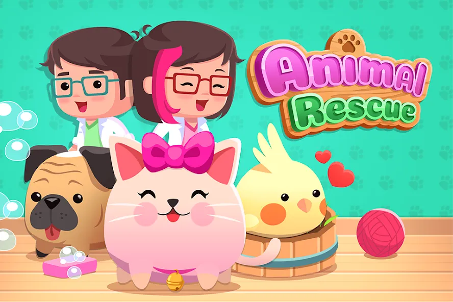 Animal Rescue: Pet Shop Story — Безлимитные монеты и ресурсы, скачать мод APK — скриншот 1 Animal Rescue: Pet Shop Story — Безлимитные монеты и ресурсы, скачать мод APK — скриншот 1