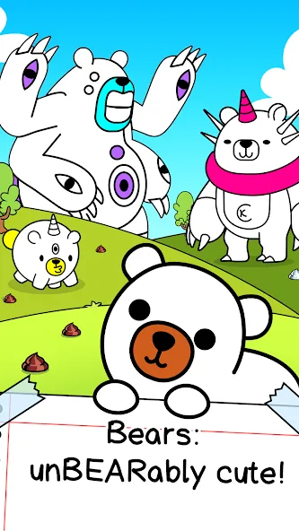 Bear Evolution: Idle Clicker мод на Андроид: Безлимитные монеты и ускоренная эволюция — скриншот 1 Bear Evolution: Idle Clicker мод на Андроид: Безлимитные монеты и ускоренная эволюция — скриншот 1