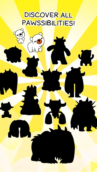 Bear Evolution: Idle Clicker мод на Андроид: Безлимитные монеты и ускоренная эволюция — скриншот 4 Bear Evolution: Idle Clicker мод на Андроид: Безлимитные монеты и ускоренная эволюция — скриншот 4