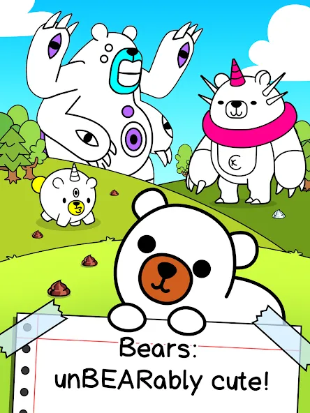 Bear Evolution: Idle Clicker мод на Андроид: Безлимитные монеты и ускоренная эволюция — скриншот 5 Bear Evolution: Idle Clicker мод на Андроид: Безлимитные монеты и ускоренная эволюция — скриншот 5