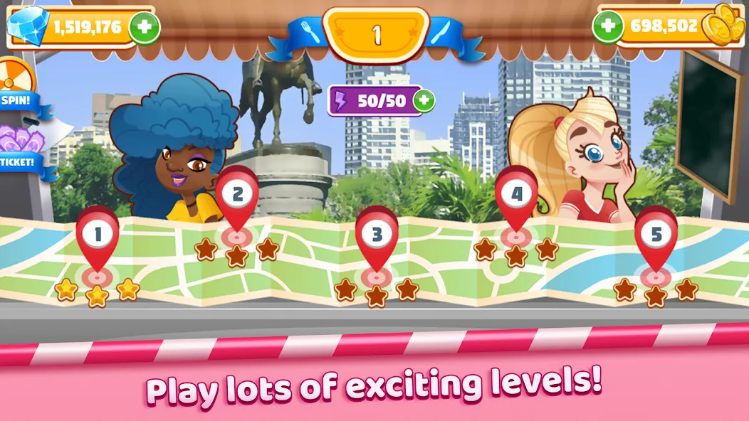 Boston Donut Truck: Food Game на телефон — скачать мод: Безлимитные деньги и ресурсы — скриншот 4 Boston Donut Truck: Food Game на телефон — скачать мод: Безлимитные деньги и ресурсы — скриншот 4