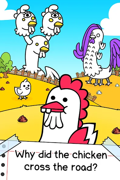 Chicken Evolution: Idle Game мод на Андроид: Много денег и быстрый прогресс — скриншот 1 Chicken Evolution: Idle Game мод на Андроид: Много денег и быстрый прогресс — скриншот 1