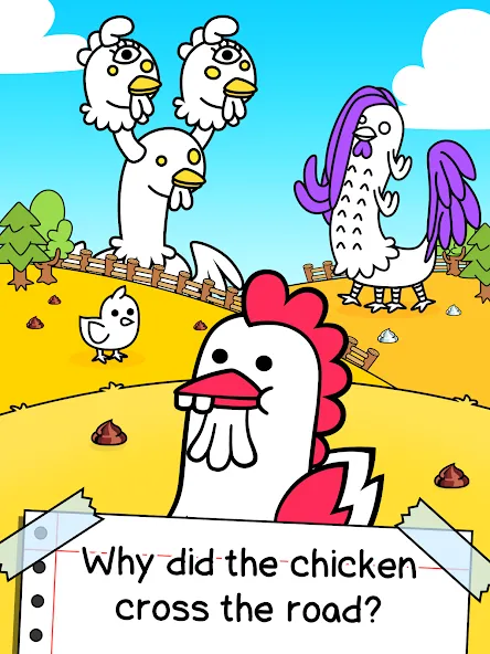 Chicken Evolution: Idle Game мод на Андроид: Много денег и быстрый прогресс — скриншот 5 Chicken Evolution: Idle Game мод на Андроид: Много денег и быстрый прогресс — скриншот 5