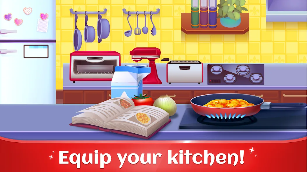 Скачать взлом Cookbook Master: Cooking Games — Безлимитные деньги и все рецепты — скриншот 1 Скачать взлом Cookbook Master: Cooking Games — Безлимитные деньги и все рецепты — скриншот 1