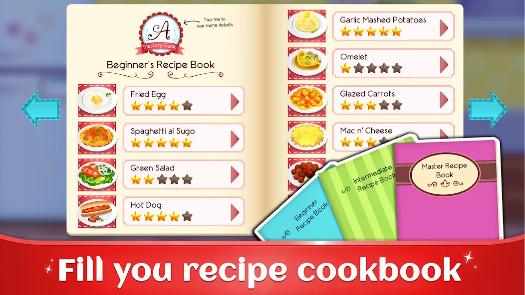 Скачать взлом Cookbook Master: Cooking Games — Безлимитные деньги и все рецепты — скриншот 3 Скачать взлом Cookbook Master: Cooking Games — Безлимитные деньги и все рецепты — скриншот 3