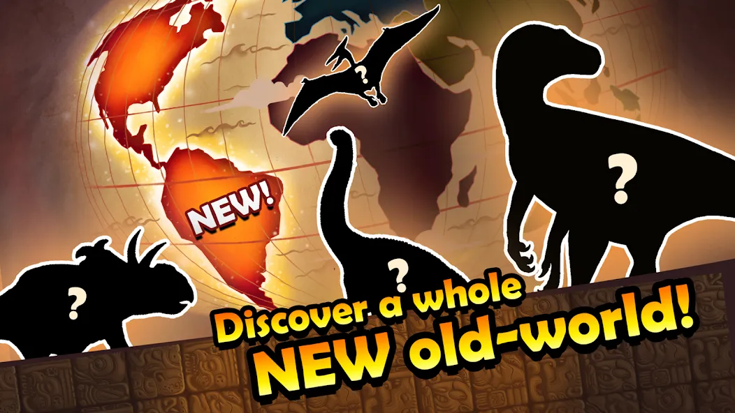 Мод Dino Quest: Dig Dinosaur Game — Безлимитные деньги и подсказки, скачать APK — скриншот 1