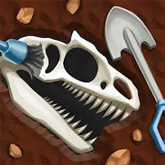 Мод Dino Quest: Dig Dinosaur Game — Безлимитные деньги и подсказки, скачать APK