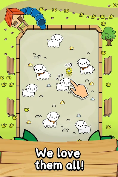 Dog Evolution: Idle Merge Game MOD APK скачать на Андроид — Безлимитные деньги и алмазы — скриншот 2 Dog Evolution: Idle Merge Game MOD APK скачать на Андроид — Безлимитные деньги и алмазы — скриншот 2