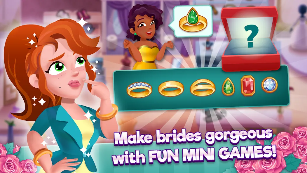 Ellie's Wedding: Dress Shop взломанный APK — Безлимитные монеты и все наряды — скриншот 3