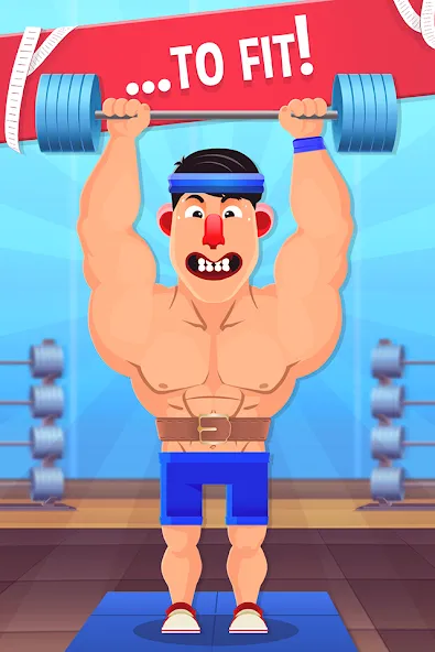 Fat No More: Sports Gym Game! (Мод: Безлимитные деньги и премиум-доступ) — скачать на Андроид — скриншот 2 Fat No More: Sports Gym Game! (Мод: Безлимитные деньги и премиум-доступ) — скачать на Андроид — скриншот 2
