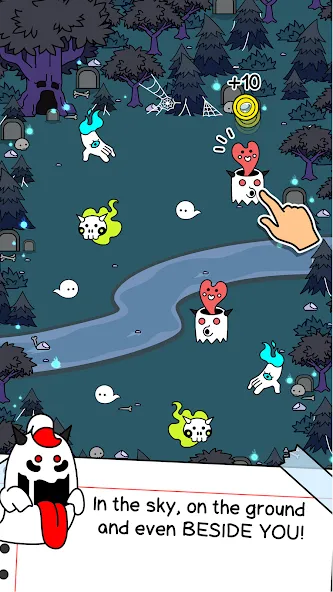 Скачать Ghost Evolution: Merge Spirits последней версии — Много духов и быстрая эволюция — скриншот 2 Скачать Ghost Evolution: Merge Spirits последней версии — Много духов и быстрая эволюция — скриншот 2
