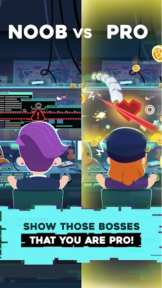 Hacking Hero: Hacker Clicker — скачать мод: Безлимитные деньги и энергия — скриншот 5 Hacking Hero: Hacker Clicker — скачать мод: Безлимитные деньги и энергия — скриншот 5