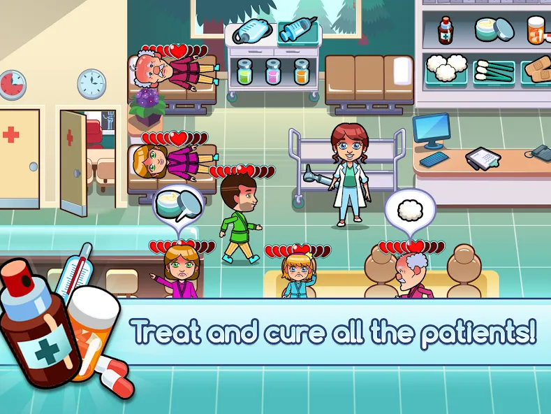 Hospital Dash Tycoon Simulator взлом APK — Безлимитные деньги и всё открыто — скриншот 2 Hospital Dash Tycoon Simulator взлом APK — Безлимитные деньги и всё открыто — скриншот 2