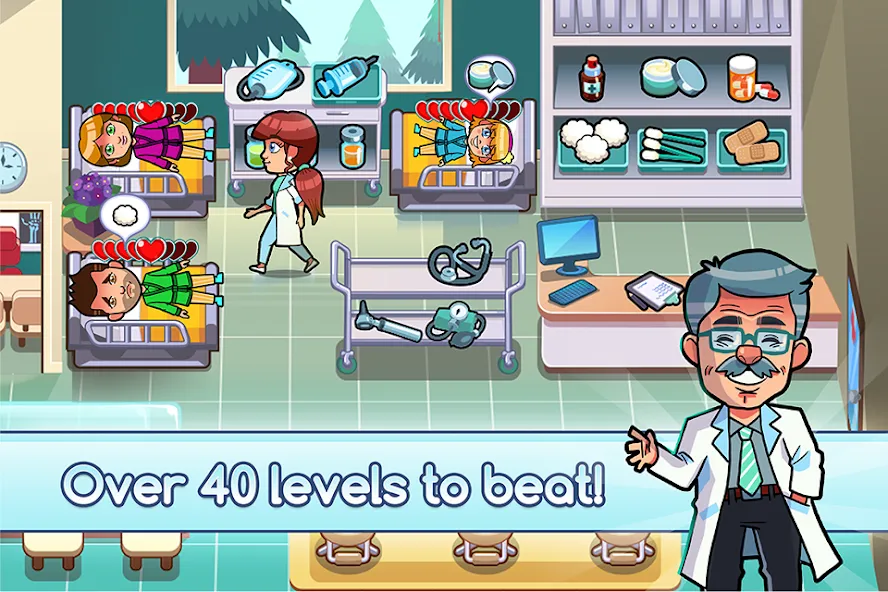 Hospital Dash Tycoon Simulator взлом APK — Безлимитные деньги и всё открыто — скриншот 5 Hospital Dash Tycoon Simulator взлом APK — Безлимитные деньги и всё открыто — скриншот 5