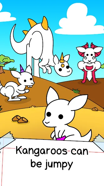 Скачать Kangaroo Evolution: Simulator бесплатно — Безлимитные деньги и алмазы — скриншот 1
