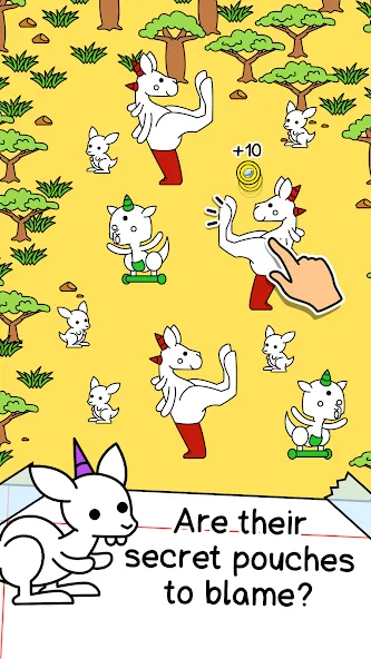 Скачать Kangaroo Evolution: Simulator бесплатно — Безлимитные деньги и алмазы — скриншот 2