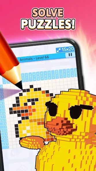 Nonogram Logic Pic: Pictogram взломанный APK — Без рекламы и бесплатные подсказки — скриншот 1 Nonogram Logic Pic: Pictogram взломанный APK — Без рекламы и бесплатные подсказки — скриншот 1