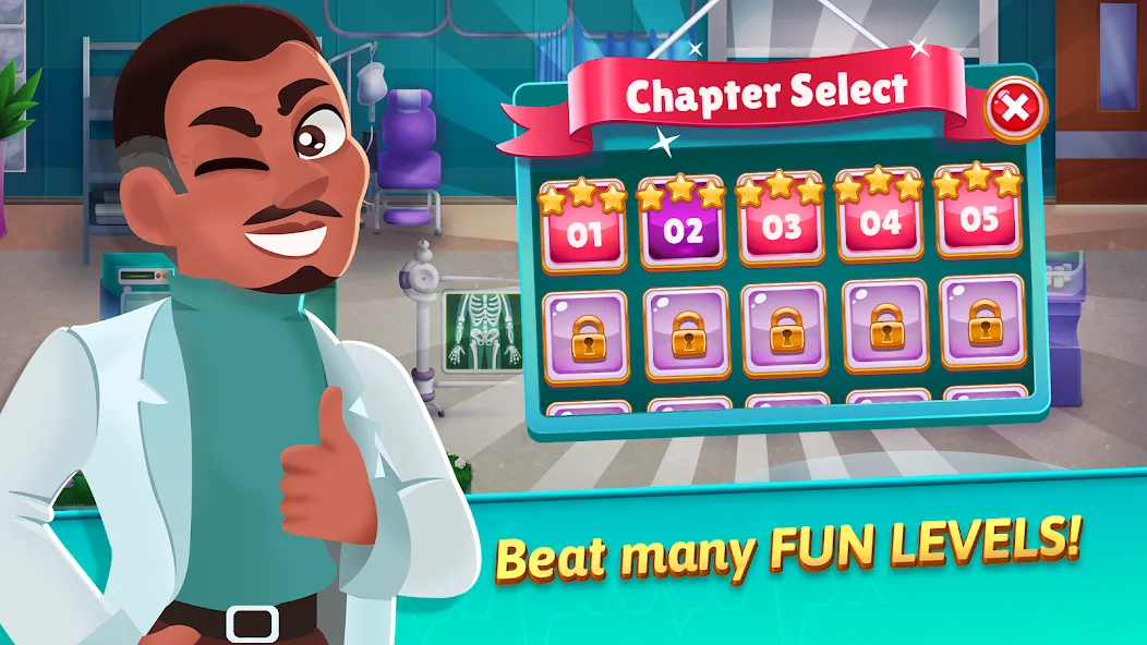 Medicine Dash: Hospital Game MOD APK: Безлимитные деньги и открыты все уровни — скриншот 4 Medicine Dash: Hospital Game MOD APK: Безлимитные деньги и открыты все уровни — скриншот 4