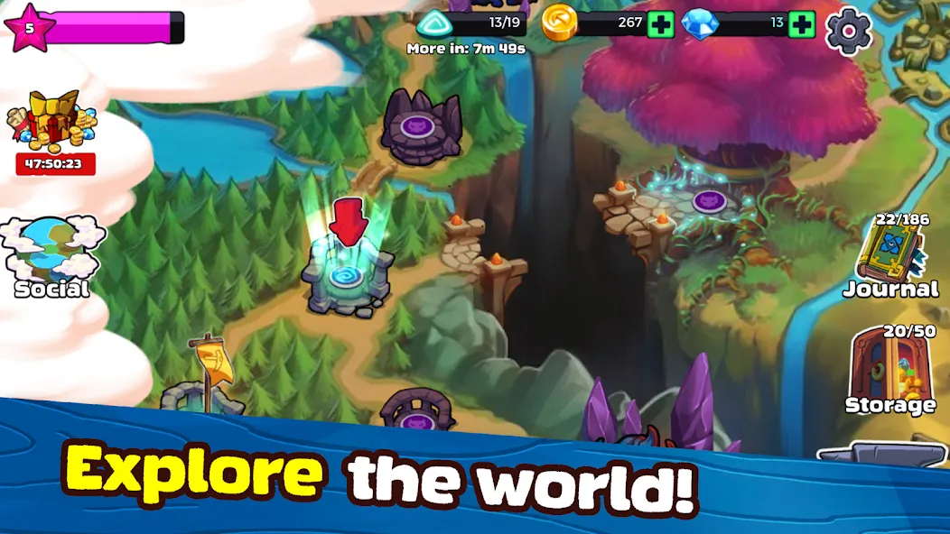 Mine Quest 2: RPG Mining Game бесплатно на Андроид — мод: Безлимитные деньги и ресурсы — скриншот 4