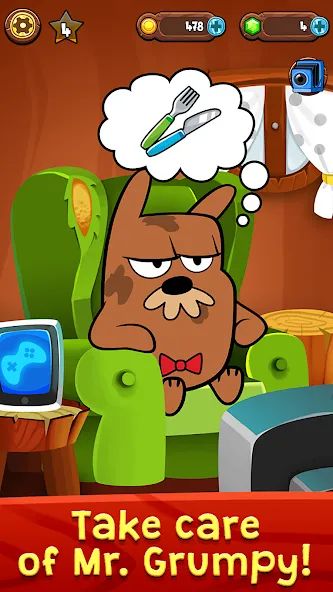 Скачать My Grumpy: Funny Virtual Pet последней версии — Все питомцы и безлимитные монеты — скриншот 1
