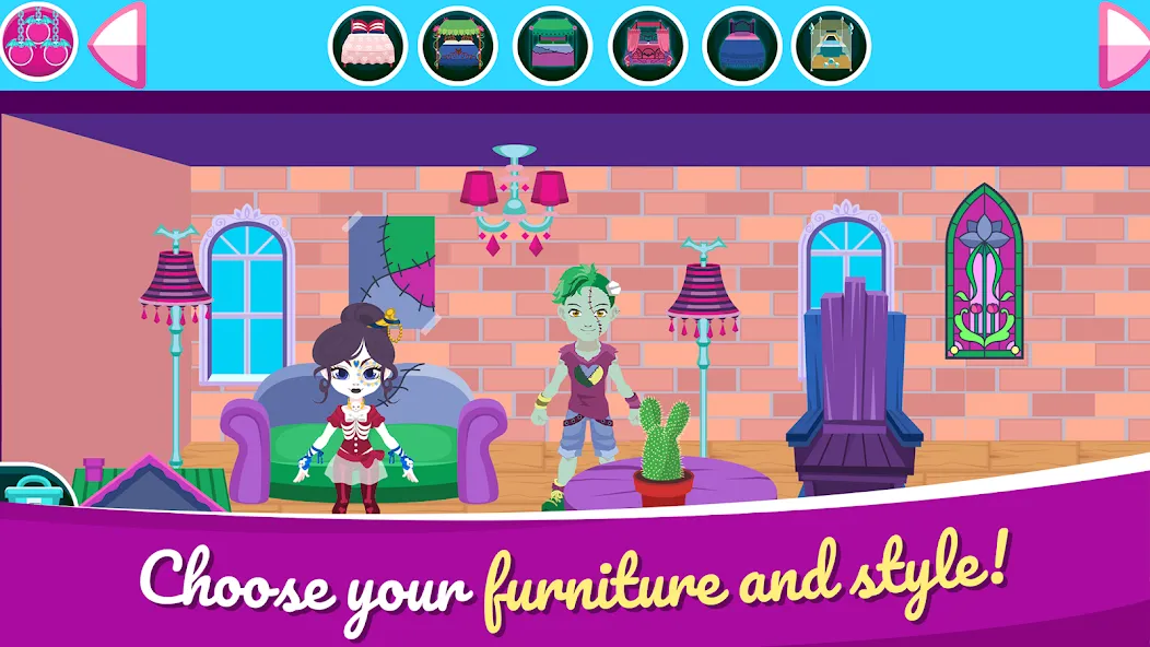 Скачать My Monster House: Doll Games Mod APK — Безлимитные деньги и все предметы — скриншот 4 Скачать My Monster House: Doll Games Mod APK — Безлимитные деньги и все предметы — скриншот 4
