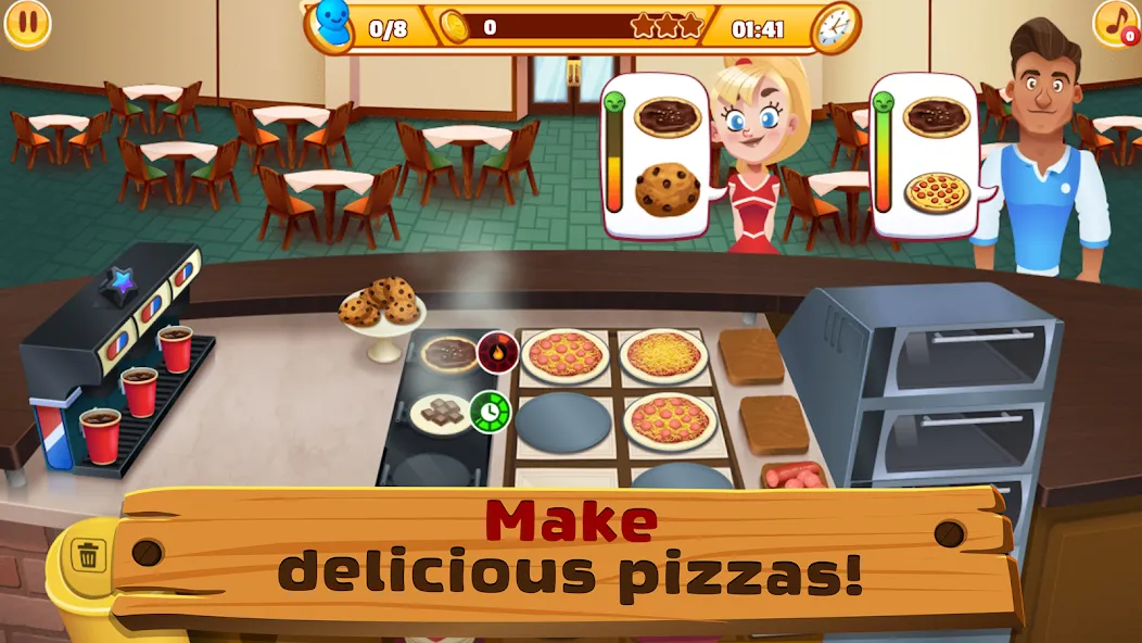 My Pizza Shop 2: Food Games мод на Андроид: Безлимитные деньги и ресурсы — скриншот 2