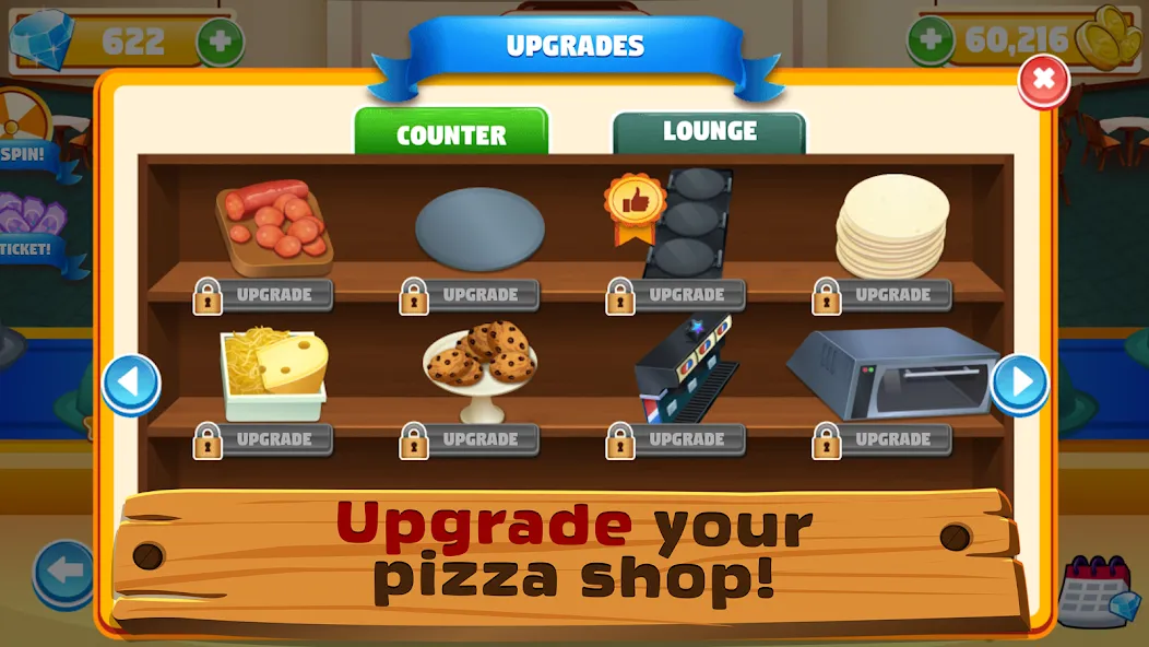 My Pizza Shop 2: Food Games мод на Андроид: Безлимитные деньги и ресурсы — скриншот 3