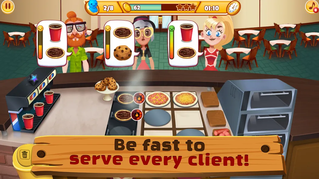 My Pizza Shop 2: Food Games мод на Андроид: Безлимитные деньги и ресурсы — скриншот 5